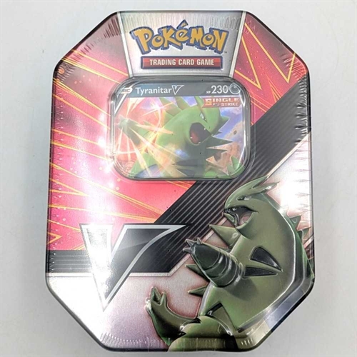 Pokemon V Strikers - Tyranitar V Single Strike - Pokemon Tin - Pokemon Kort (BMO) (A Grade) 